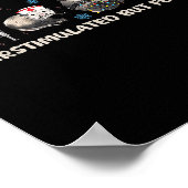 Poster Overstimulated But Festive Funny Ssum Nurse Christ (Coin)