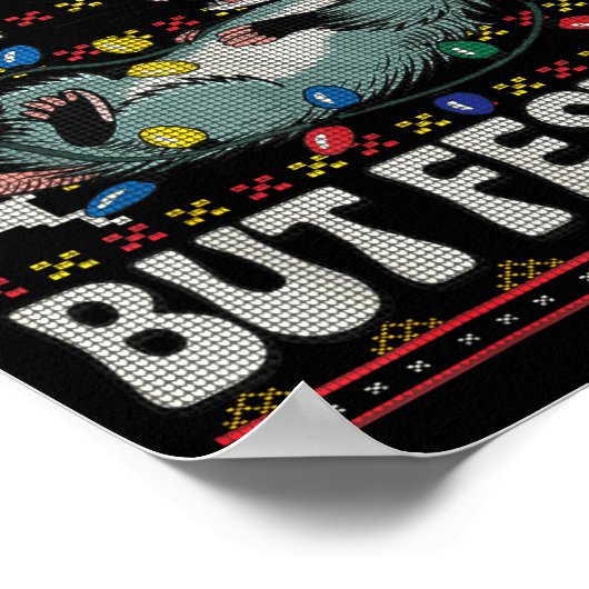 Poster Overstimulated But Festive Ossum Christmas Ugly Sw (Coin)