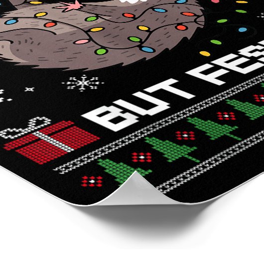 Poster Overstimulated But Festive Ssum Christmas For Men (Coin)