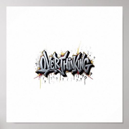 Poster Overthinking Chaos (Devant)