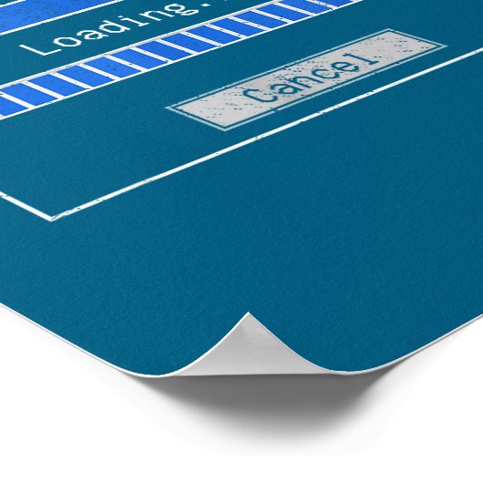 Poster Overthinking Loading Funny Tech Humor Quote (Coin)