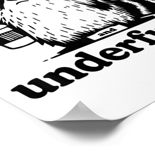 Poster Overworked And Underfcked  (Coin)