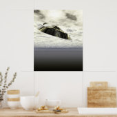 Poster OVNI dans l'affiche de vol (Cuisine)