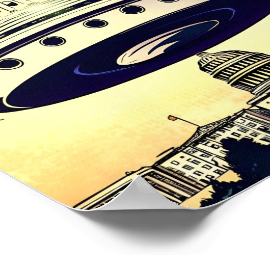 Poster OVNI Domed (Coin)