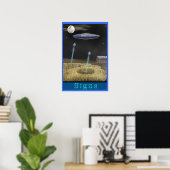 Poster OVNI du cercle de culture (Bureau à domicile)