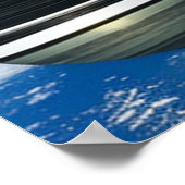 Poster OVNI étrange au-dessus de la Terre (Coin)