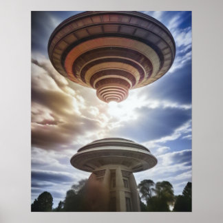 Poster OVNI mystérieux