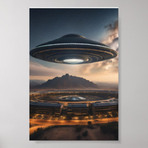 Poster OVNI mystérieux