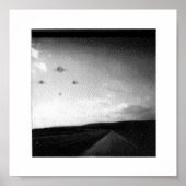 Poster OVNI nocturne (Devant)