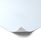 Poster OVNI Pieuvre Kawaii Bleue (Coin)