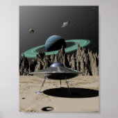 Poster OVNI - SciFi Kitch des années 50 (par Kristel R. S (Devant)