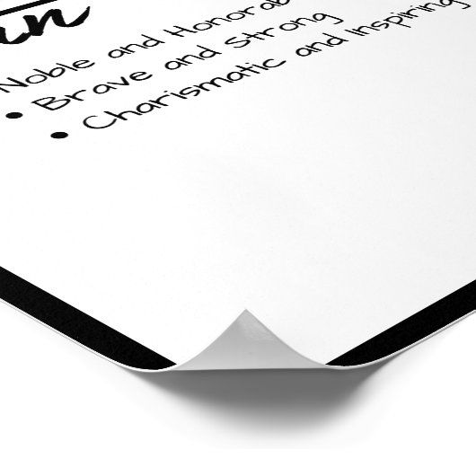 Poster Owen, Garçon Nom personnalisé Définition (Coin)