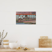 Poster Owensboro, Kentucky - Scènes de grandes lettres (Cuisine)