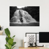 Poster Owharoa tombe en noir et blanc (Bureau à domicile)