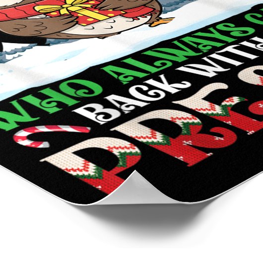 Poster Owl Dad Who Always Came Back With The Present Chri (Coin)