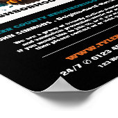 Poster Owl Design, Voisinage Communauté Watch Advert (Coin)