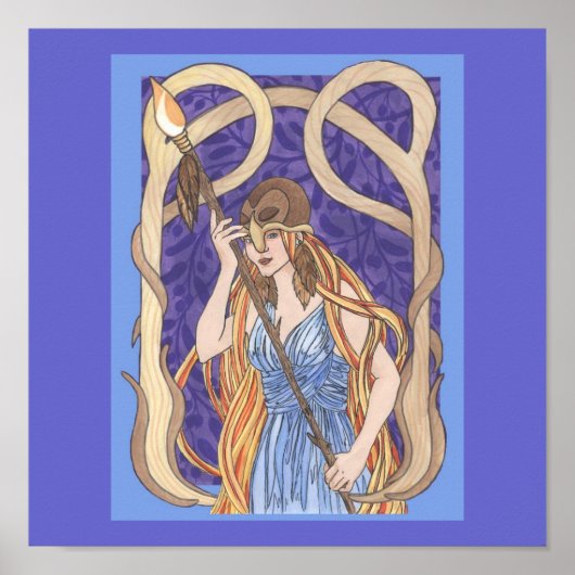 Poster Owl Eyed Athena (Devant)