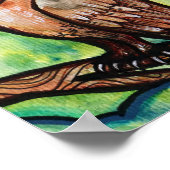 Poster Owl Golden Moon (Coin)