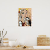 Poster Owl Maiden (Cuisine)