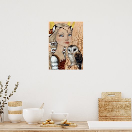 Poster Owl Maiden (Cuisine)