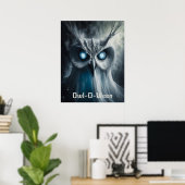 Poster Owl-O-Ween - Halloween (Bureau à domicile)