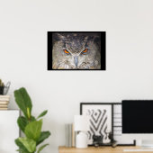 Poster Owl Uil (Bureau à domicile)