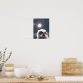 Poster - Owlet en clair de lune (Cuisine)