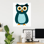 Poster owll (Bureau à domicile)