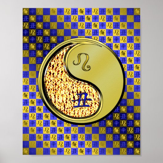 Poster Ox de Leo et de Métal (Devant)