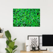 Poster Oxalis des bois au printemps (Bureau à domicile)