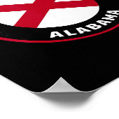 Poster Oxford Alama Al State Flag Dge Vacation  (Coin)