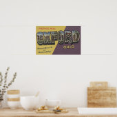 Poster Oxford, Ohio - Miami U & Western College (Cuisine)