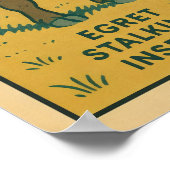 Poster Oxpecker sur Buffalo - Équipe de lutte contre les  (Coin)