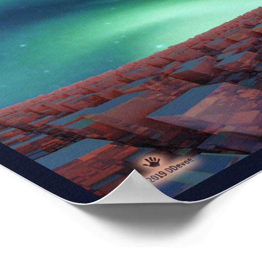 Poster Oxygène ionisé (Coin)