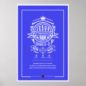 Poster Oxygène Jésus 888 (Devant)