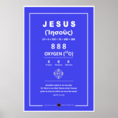 Poster Oxygène Jésus 888 (Devant)