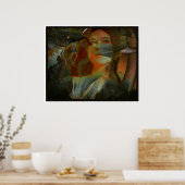 Poster Oya, déesse des vents et des voyages (Cuisine)