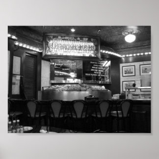 Poster Oyster Bar Quartier Français Nouvelle-Orléans, Lou