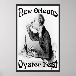 Poster Oyster Festival, La Nouvelle-Orléans, LA