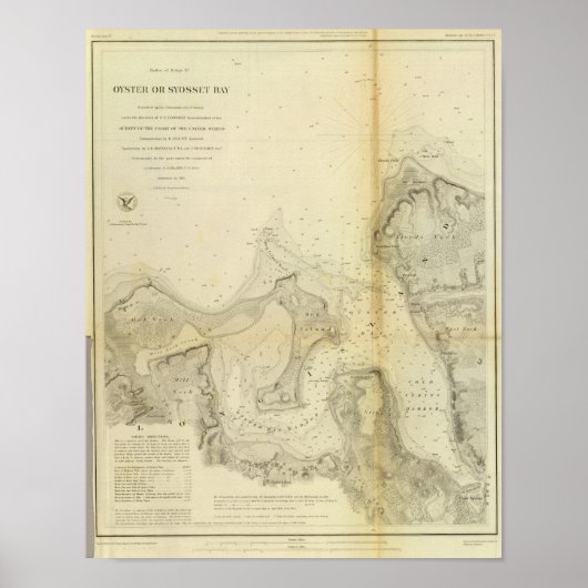 Poster Oyster ou Syosset Bay (Devant)