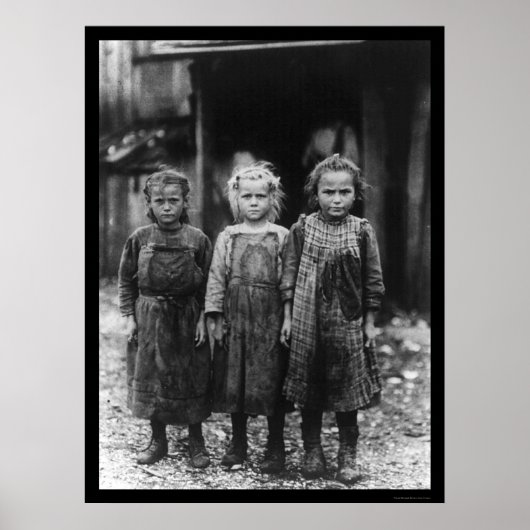Poster Oyster Shucker Girls 1910 (Devant)