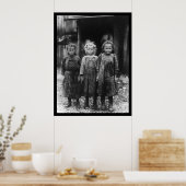 Poster Oyster Shucker Girls 1910 (Cuisine)