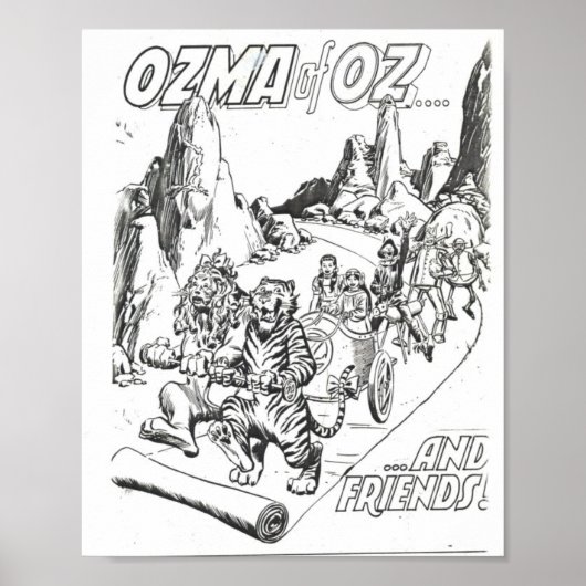Poster Ozma d'Oz et ses amis (Devant)