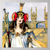 Poster "Ozma of Oz" de John R Neill (Devant)