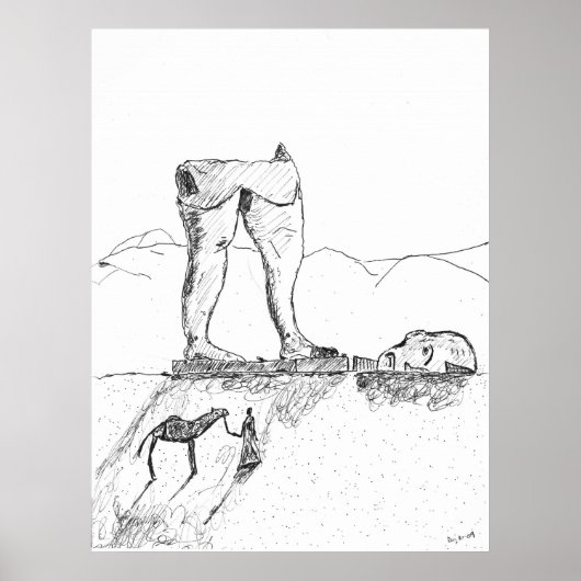 Poster Ozymandias (Devant)