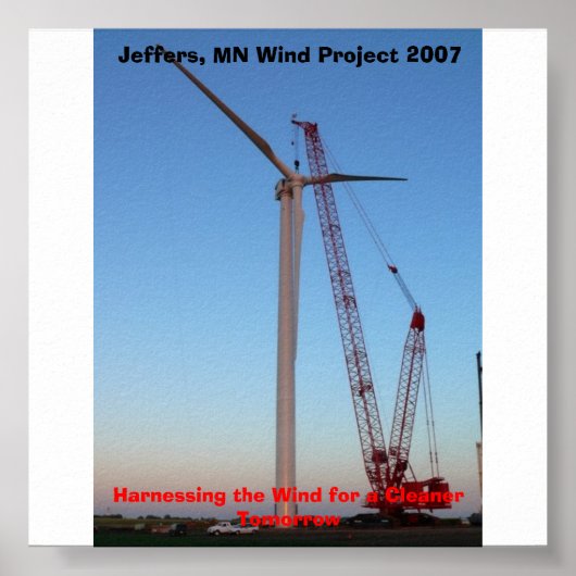 Poster P1050450, Jeffers, MN Wind Project 2007, Harnes... (Devant)