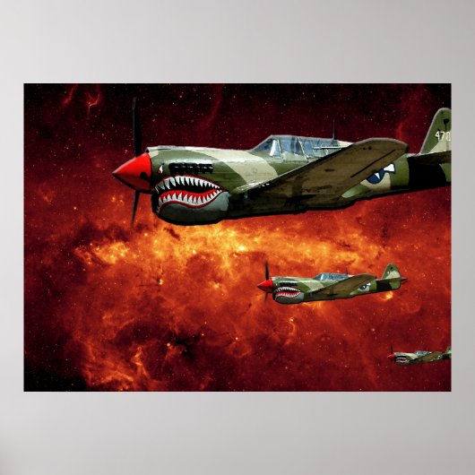 Poster P140s dans l'espace (Devant)