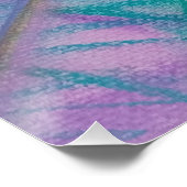 Poster P34 Art Abstrait Coloré Unique (Coin)