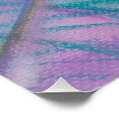 Poster P34 Art Abstrait Coloré Unique (Coin)