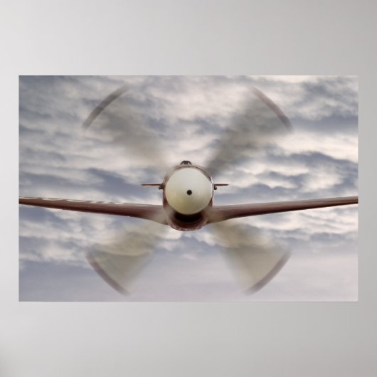 Poster P51 Mustang Composite (Devant)